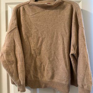 Anthropologie Alani Mock Neck Cashmere Sweater 2X